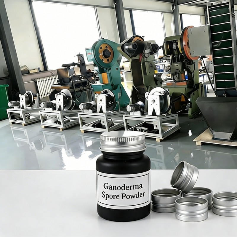 Ganoderma Spore Pulver Gevind Cap Produktionslinje