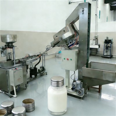 Produktionslinje for bodylotion med gevind