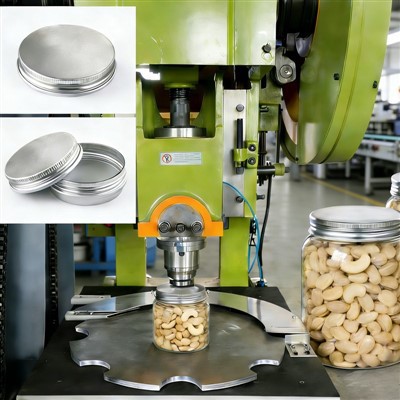 Produktionslinje med cashewnødder med gevind