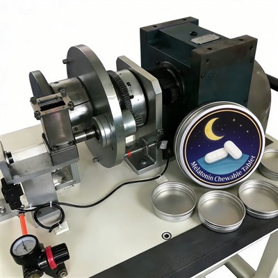 Melatonin tyggetablet metalboks produktionslinje